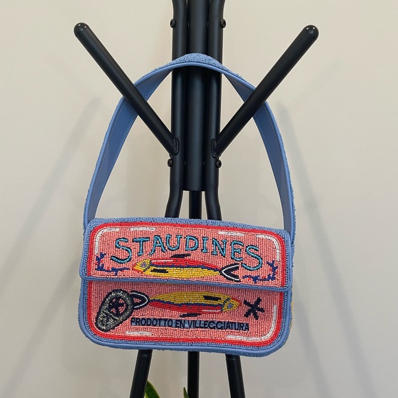 STAUD Handbags - Staud Tommy Beaded Sardines Shoulder Bag NWOT